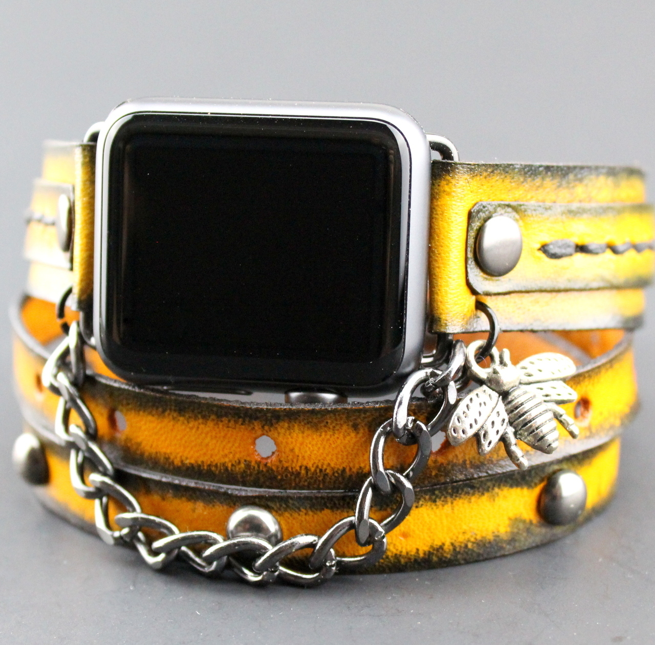 Ladies Apple Watch Band - Custom Leather