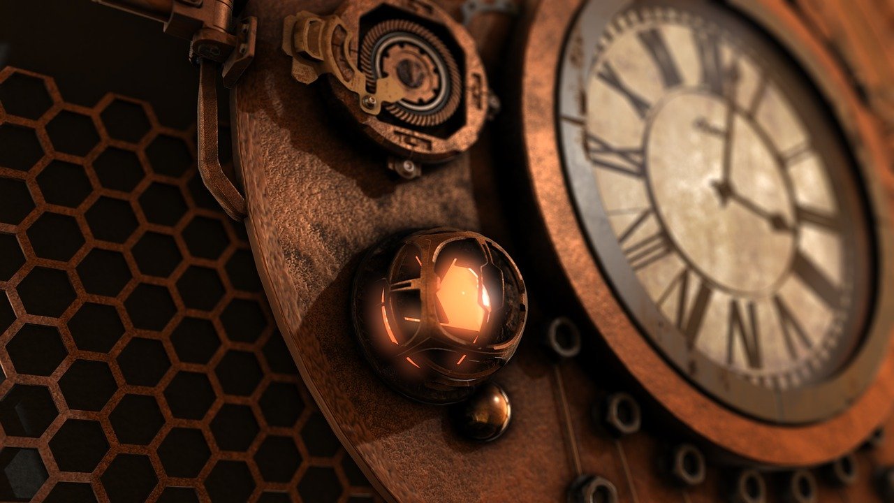 STEAMPUNK WATCH RING (ADJUSTABLE) – Ashlen